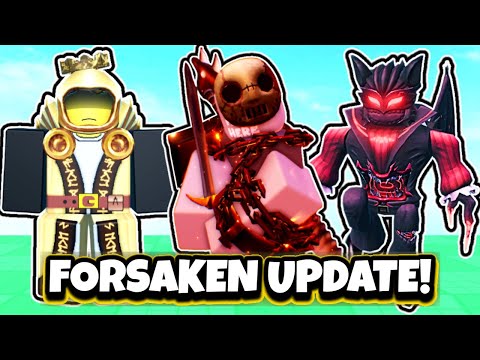 Forsaken Update | Yourself Slasher, Golden Skins Updated, Cosplay Skins, Christmas Skins & More!