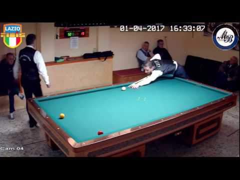 Cutillo vs Forestieri 1 Cat - 3ªProva Camp.Regionale - CSB Martino's Billiards(LT) 1/2Apr2017