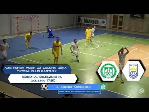 AZS Persa MOSiR UZ Zielona Góra - FC Kartuzy / Zapowiedź / 1 Polska Liga Futsalu [21.04.2018]