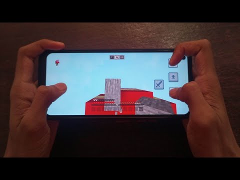 Skywars Gameplay with New Mobile Controls + Handcam | MCPE | Cubecraft