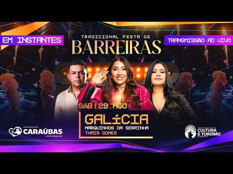 TRADICIONAL FESTA DE BARREIRAS EM CARAÚBAS | AO VIVO 🔴
