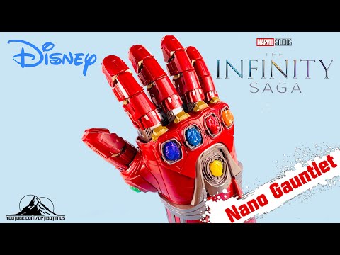 Disney Parks Marvel NANO GAUNTLET Light-Up Replica Video Review