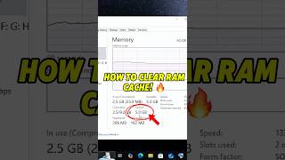 Download lagu Clear RAM Cache INSTANTLY Without Restarting! 💥 (RAMMap Tutorial) #tutorial #fixes #ram #windows mp3