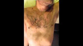 chest tattoo time lapse