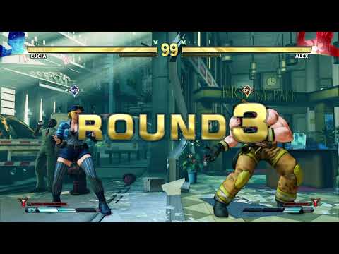STREET FIGHTER V Lucia vs Alex