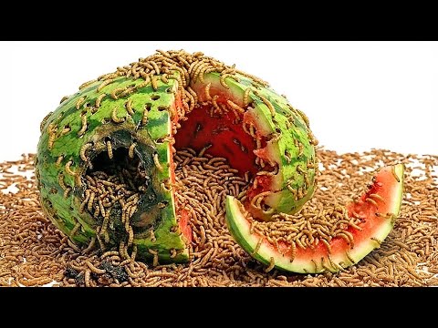 10,000 Worms vs. Watermelon