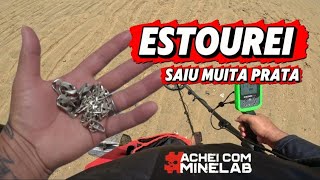 A maior prata que já encontrei no detectorismo usando equinox 700 da Minelab 