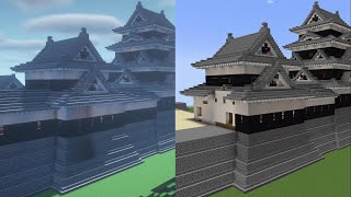 【Minecraft】大洲城の作り方 Part6 台所櫓②