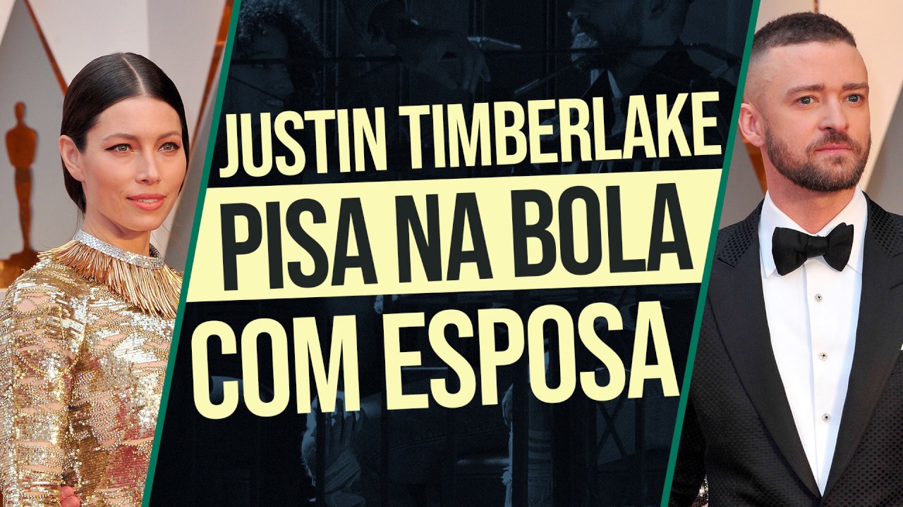 JUSTIN TIMBERLAKE pisa na bola com ESPOSA e se humilha nas redes sociais