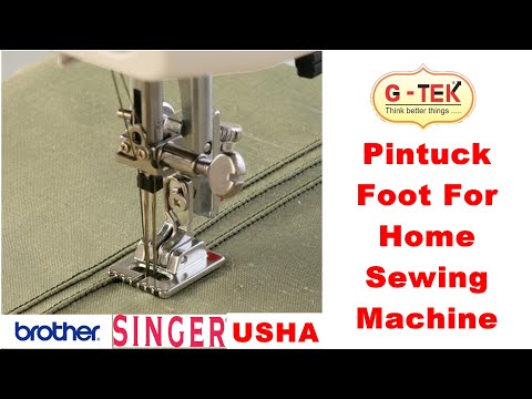 Pintuck Foot Demo Video