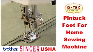 Pintuck Foot Demo Video