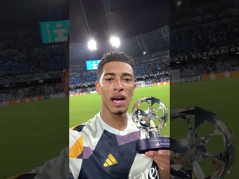 Another POTM award for the star boy 🤩 #judebellingham #bellingham #ucl #championsleague