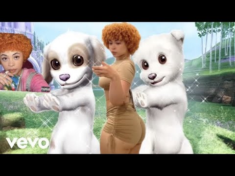 ice spice in ha mood oh wah oh remix with dancing dogs from barbie