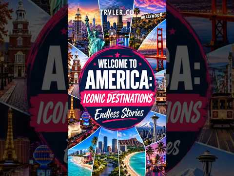 Discover America's Most Iconic Destinations 🇺🇸 | 60-Second Travel Guide #shorts #america