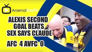 Alexis Second Goal Beats Sex Says Claude  | Arsenal 4 Villa 0 | FA Cup Final