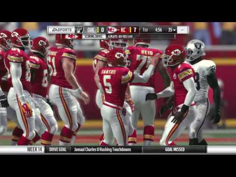 Week 14 Kansas City Chiefs vs Oakland Raiders - Kansas City Chiefs Franchise Mode
