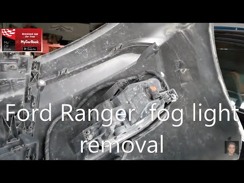 Ford Ranger fog light removal