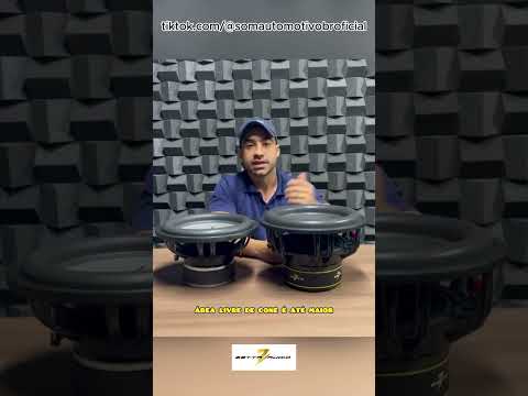 NEW ZETTA V-12 EVO 1100WRMS 12 INCH SUBWOOFER! GOIANO TRIO SPEAKER