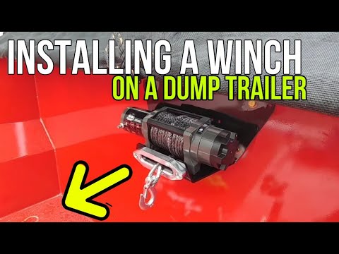 Installing a Bulldog 6,000lb Winch on a Dump Trailer