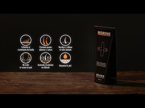 thumbnail video image 2 of Bálsamo para Crecimiento de Barba Regrowe Plus 5% Regrowe Regrowe Plus Regrowe Plus, 2 of 3