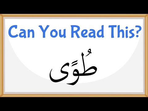 Arabic for Beginners - Basic Words and Vowels Practice - Lesson 6