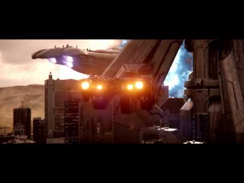 Halo 2 Anniversary Cutscene:Its gonna jump...inside the city!