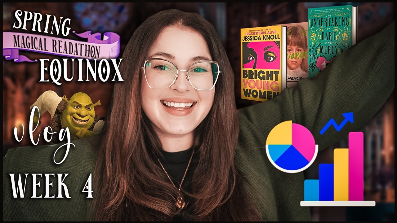Finishing Magical Readathon Spring Equinox & our results 📈 🥳 Orilium reading vlog week 4 📚
