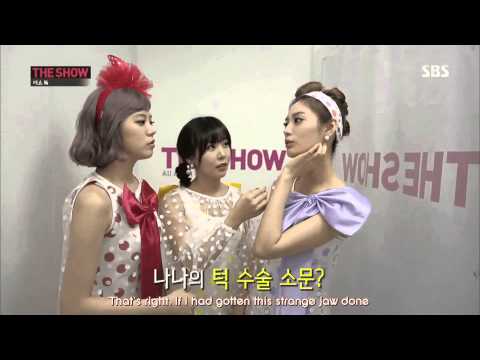 [ENG] Orange Caramel addressing rumors @ 140326 SBS The Show