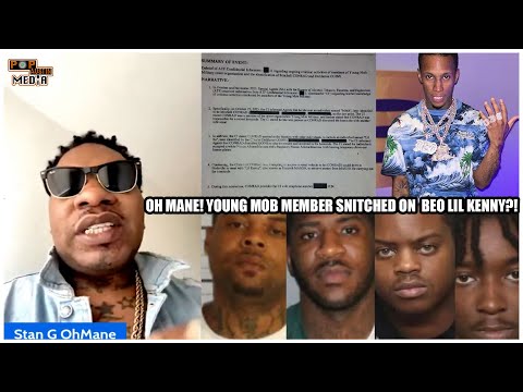 🚨Breaking! BEO Lil Kenny SNITCHED On By Young Mob Member?! Incoming RICO? Stan G Breaks It Down 👀