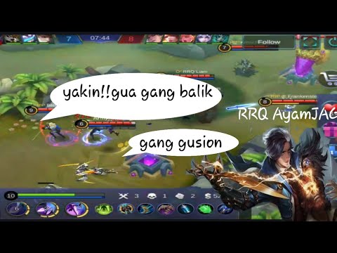 DEBUT RRQ AYAM JAGO MABAR SQUAD RRQ!! GG BANGET PAKE GUSIONNYA GA KALAH SAMA OURA !!