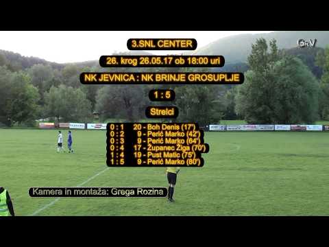 26.krog 3.SNL center 2016/2017, vrhunci NK JEVNICA : NK BRINJE GROSUPLJE 1:5