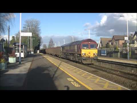DB Cargo 66121 Attenborough 25th February 2021