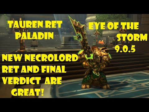 Tauren Ret Paladin PVP BG 9.0.5 [Shadowlands] - New Necrolord Ret and Final Verdict Is Great!