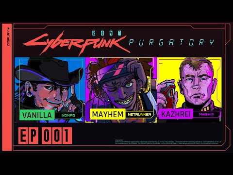 Cyberpunk 2047: Purgatory Ep. 01 - Intro (Cyberpunk Red Live Play)