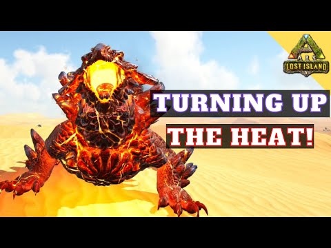 Stealing a Magmasaur egg and raising the baby | Ark Lost Island