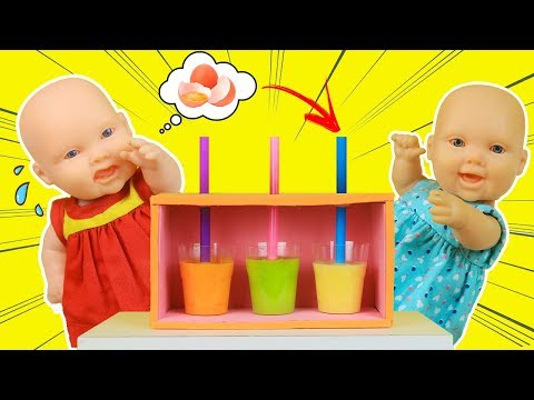 DESAFIO NÃO ESCOLHA O CANUDINHO ERRADO | BONECAS - Don’t Choose pick the wrong straw - Lilly Doll