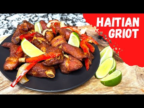 Haitian Griot Recipe | How to Make Crispy and Flavorful Fried Pork Shoulder with Citrus Marinade