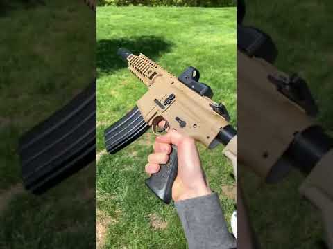 Bushmaster MPW BB gun mag dump full auto😎￼