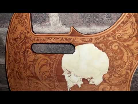 Handcrafted Cherrywood Pickguard for Fender Telecaster – Laser-Engraved Unique Design image 10