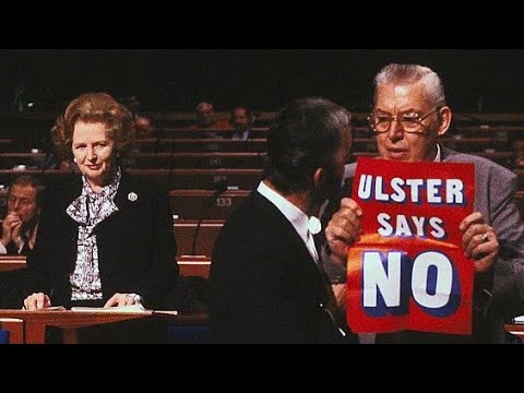 Ian Paisley targets Prime Minister Margaret Thatcher branding her a traitor to loyalists. 1986