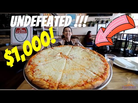 UNDEFEATED!! $1,000 VIZTANGO PIZZA CHALLENGE!! 45 minutes! MOLLY SCHUYLER EATS ~ MOM VS FOOD