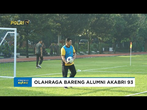 KAPOLDA JABAR HADIRI OLAHRAGA BARENG ALUMNI AKABRI 93 JALIN SINERGI AKRAB