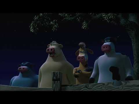 Barnyard trailer frame: daylit farm road — the everyday world the songs keep puncturing