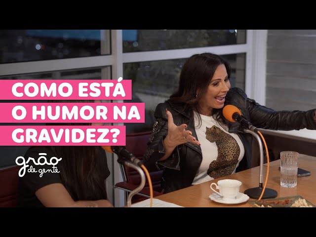 VIVIANE ARAÚJO FALA DAS MUDANÇAS DE HUMOR NA GRAVIDEZ