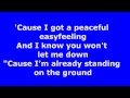 Peaceful Easy Feeling - Eagles - with lyrics