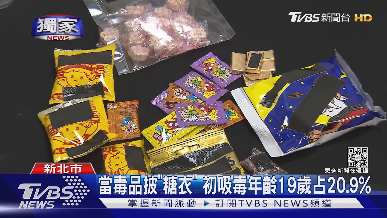 毒披糖衣! 口含錠摻K他命FM2製巧克力19歲以下吸毒占20.9%