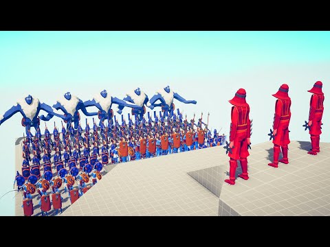 3x MULTI SHURIKEN SENSEI  vs ARMY OF UNITS | TABS - Totally Accurate Battle Simulator