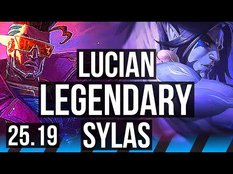 LUCIAN vs SYLAS (MID) | 13/1/5, 7 solo kills, Legendary | KR Diamond | 25.19