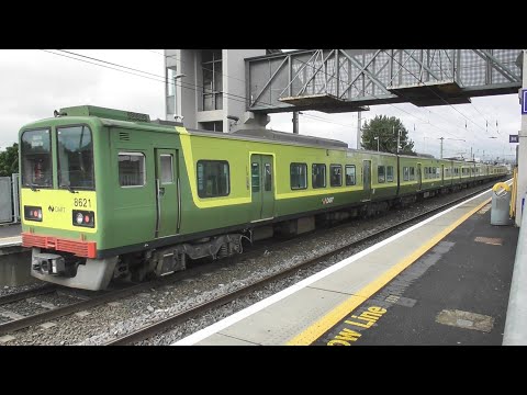 Irish Rail 8520 Class Dart Train 8621 - Clontarf Road Station, Dublin