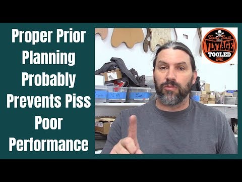 Proper Prior Planning Probably Prevents Piss Poor Performance